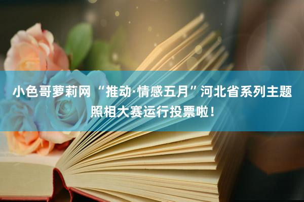 小色哥萝莉网 “推动·情感五月”河北省系列主题照相大赛运行投票啦！